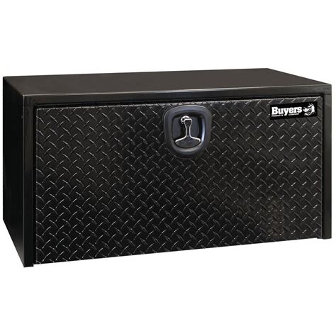 buyers products black steel underbody truck box w aluminum door|buyers products truck tool box.